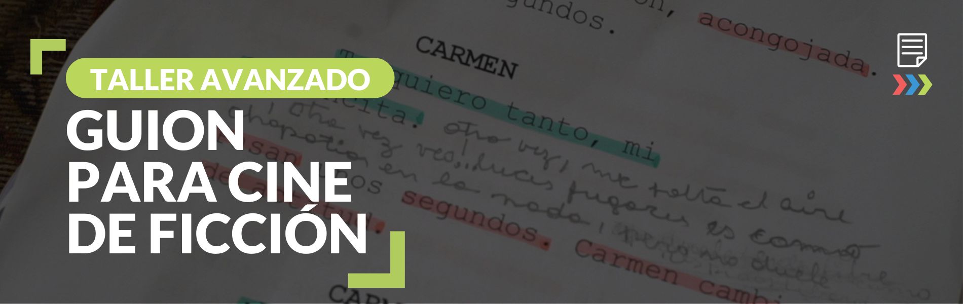 taller guion av para cine -mobile Curso Dirección de Cine