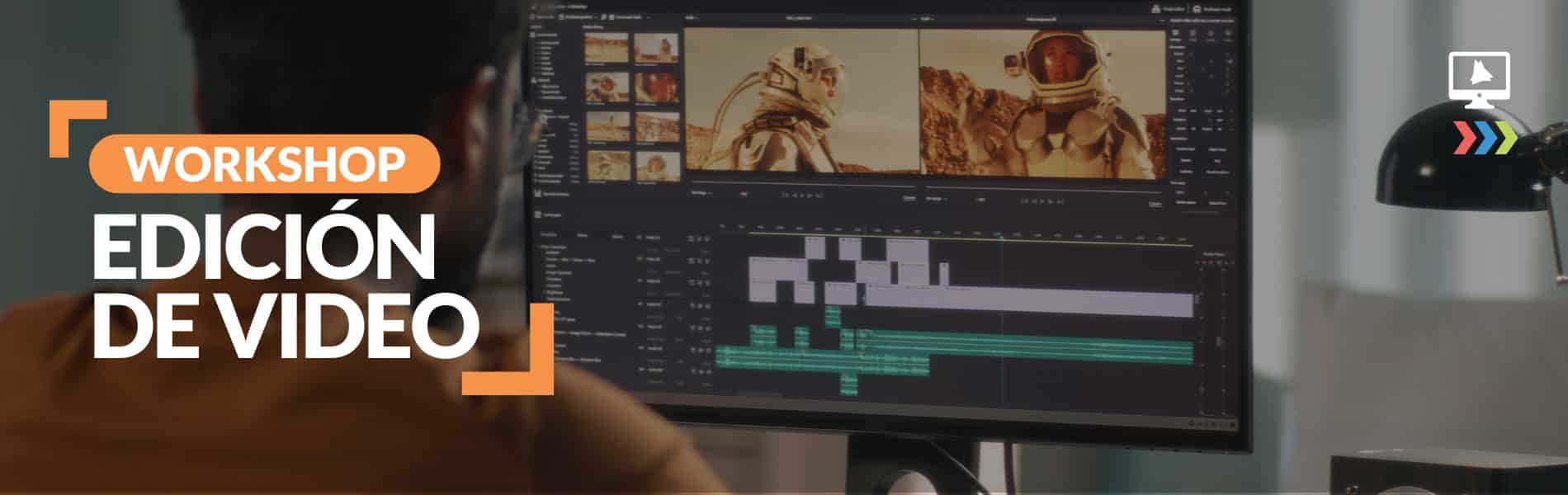 workshop edición de video - banner movile